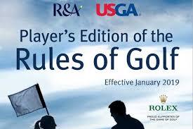 2019 Rules Of Golf Changes